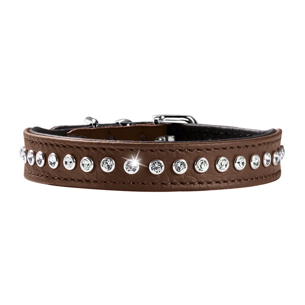 Hunter Collar Cuero Crystal Line Petit