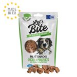 Brit Lets Bite Snack Chicken & Pork Slices 80 gr.