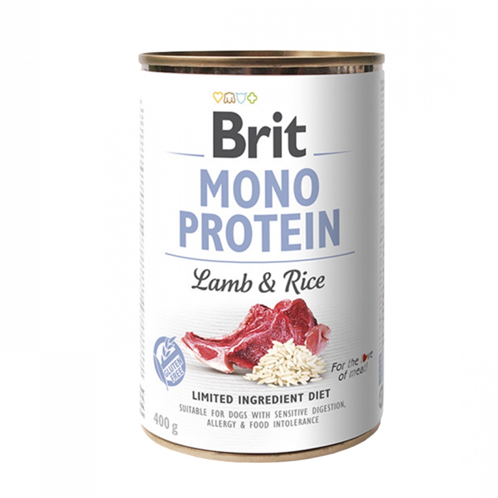 8595602555352_1 Brit Mono Protein Alimento para Perro Adult Lamb & Rice 400 gr. - Imagen 1